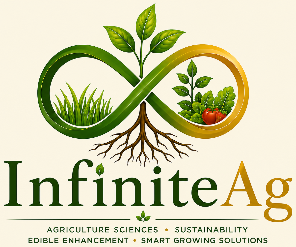 InfiniteAg — Agriculture Sciences, Sustainability, Edible Enhancement and Smart Growing Solutions